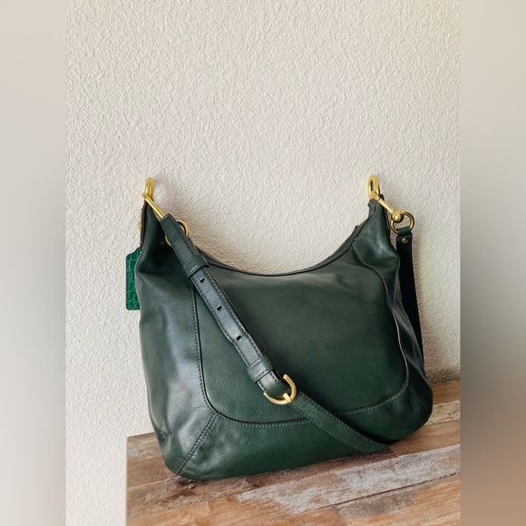 Coach Smooth Leather Crossbody Hobo - Picture 2 of 11